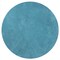 Homeroots 6 ft. Round Polyester Highlighter Blue Area Rug 352616 - alternate 1